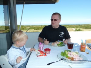 Lunch i Skagen i väntan på båten hem igen